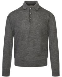 Canali - Long-Sleeve Polo Shirt - Lyst