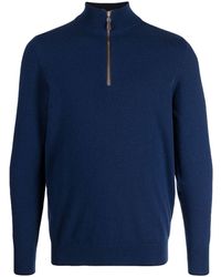 N.Peal Cashmere - The Carnaby Zip-fastening Cashmere Jumper - Lyst