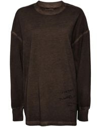 Izzue - Handwriting Print Long-Sleeve Tee - Lyst