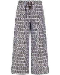 Herno - Drawstring Patterned Trousers - Lyst