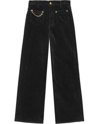Ganni - Corduroy Trousers - Lyst