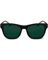Lacoste - Sonnenbrille Mit Eckigem Gestell - Lyst