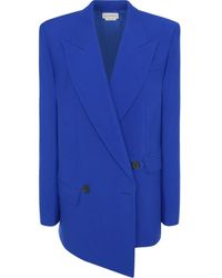 McQueen - Structured Double-Breasted Jacket - Lyst