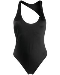 Versace - Costume Intero Con Dettaglio Cut-Out - Lyst