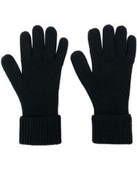 N.Peal Cashmere Guanti - Nero