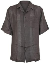 Altea - Short-Sleeve Camp-Collar Shirt - Lyst