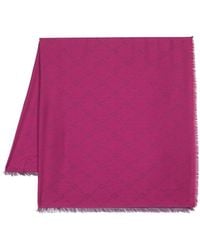 Pinko - Fringed-edge Rectangular Scarf - Lyst