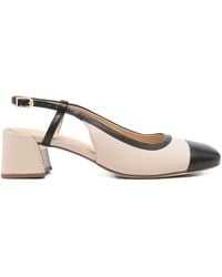 Clarks - 45Mm Nyta Slingback Leather Pumps - Lyst