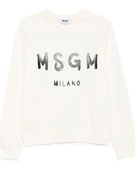 MSGM - ロゴ スウェットシャツ - Lyst