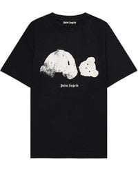 Palm Angels - Spray Broken Bear Graphic T-Shirt - Lyst