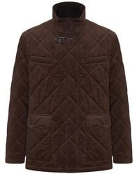 Fay - Quilted Corduroy Jacket - Lyst