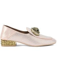 Kurt Geiger - Embellished Bead Detail Loafers - Lyst