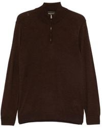 Alberto Gozzi - Quarter-Zip Wool Sweater - Lyst