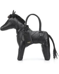 Thom Browne - Zebra Pebbled Leather Tote Bag - Lyst