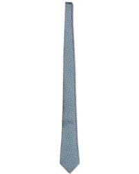 ZEGNA - Jacquard-Pattern Silk Tie - Lyst