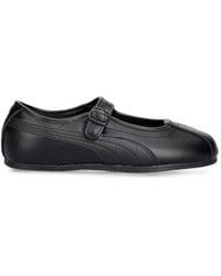 PUMA - Tacklette Buckle-Strap Ballet Flats - Lyst