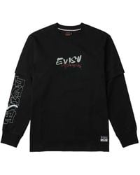 Evisu - Printed Layered-Sleeve T-Shirt - Lyst