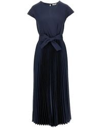 Weekend by Maxmara - Pleated Belted Maxi Dress - Lyst