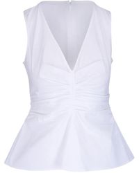 Veronica Beard - Canotta Con Peplum - Lyst