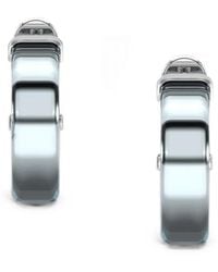 SOLO for Diamonds - Diamond-Embellished Hoop Earrings - Lyst