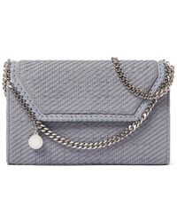 Stella McCartney - Mini Falabella Schultertasche Mit Webmuster - Lyst