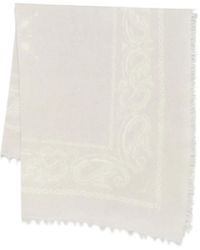 Liska - Sjaal Met Paisley-Print En Franje - Lyst