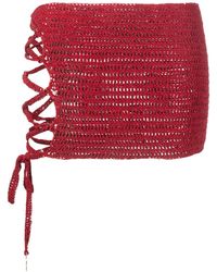 The Mannei - Adaja Knitted Miniskirt - Lyst