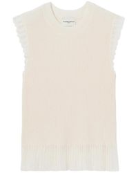 Claudie Pierlot - Haut En Maille À Col Montant - Lyst