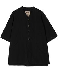 Uma Wang - V-neck cotton shirt - Lyst