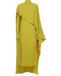‎Taller Marmo - Carrington Draped Midi Dress - Lyst