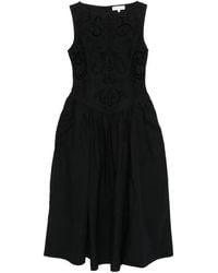 Stine Goya - Robe Mi-Longue À Fleurs Brodées - Lyst