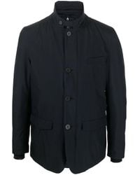 Herno - High-neck Padded Shirt Jacket - Lyst