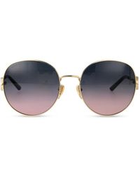 Gucci - Interlocking G Round-Frame Sunglasses - Lyst