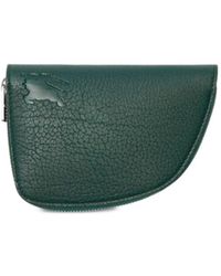 Burberry - Medium Shield Leather Wallet - Lyst