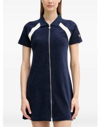 Fila - Belfiore Zip-Up Polo-Collar Mini Dress - Lyst