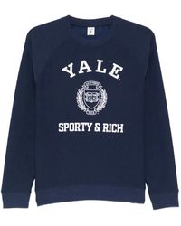 Sporty & Rich - Graphic-Print Sweatshirt - Lyst