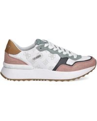 Guess - Logo-Detail Platform Sneakers - Lyst