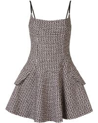 Alexander Wang Minikleid aus Tweed - Schwarz