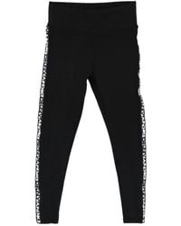 DKNY - Logo-Trim Leggings - Lyst