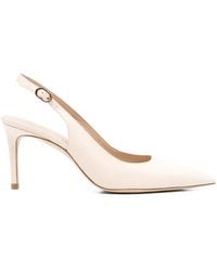 Stuart Weitzman - 70Mm Stuart Power Slingback Pumps - Lyst