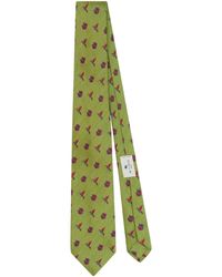 Etro - Patterned-jacquard Silk Tie - Lyst