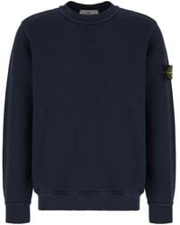Stone Island - ロゴ クルーネック スウェットシャツ - Lyst