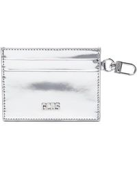 Gcds - Comma Mirror Leather Card Holder - Lyst