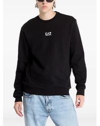 EA7 - Logo-Print Sweater - Lyst
