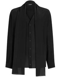 Dolce & Gabbana - Crêpe De Chine Shirt - Lyst