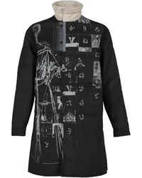 Yohji Yamamoto - Padded Graphic Coat - Lyst