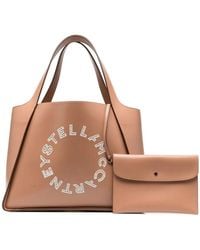 Stella McCartney - Broderie Anglaise-Logo Tote Bag - Lyst