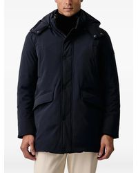 KARL LAGERFELD - Hooded Logo-Plaque Jacket - Lyst