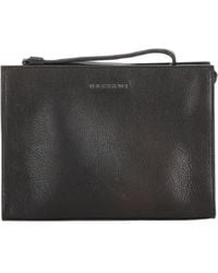 Orciani - Kleine Lagoon Clutch Mit Logo-Schild - Lyst