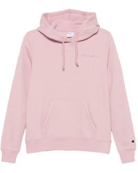 Champion - Logo-Embroidered Hoodie - Lyst